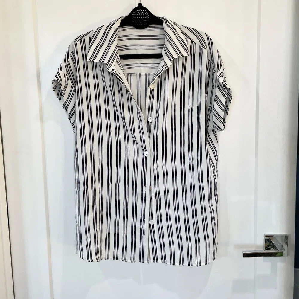 Striped button up - Picture 2 of 6